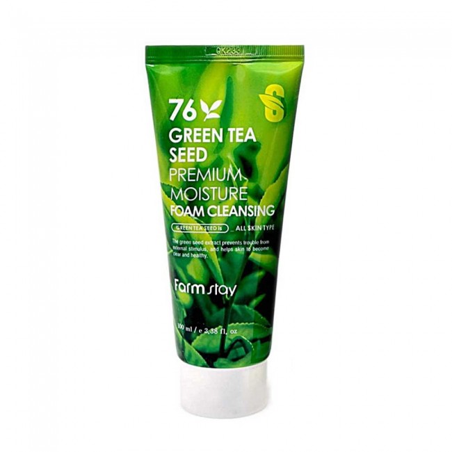 Photos - Facial / Body Cleansing Product Stay Farm  - 76 Green Tea Seed Premium Moisture Foam Cleansing - 100ml 