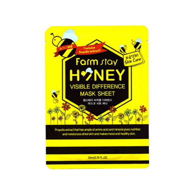 Farm Stay - Visible Difference Feuille de masque - Honey - 1pièce