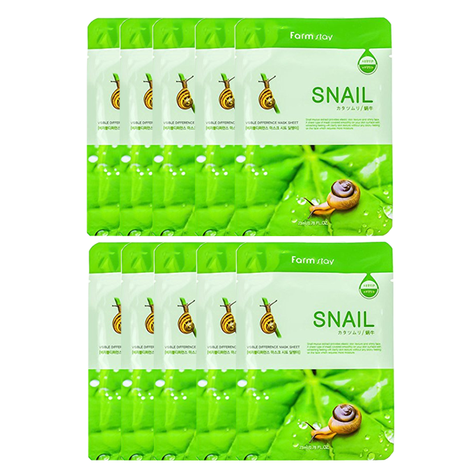 Farm Stay - Visible Difference Feuille de masque - Snail - 10pièce