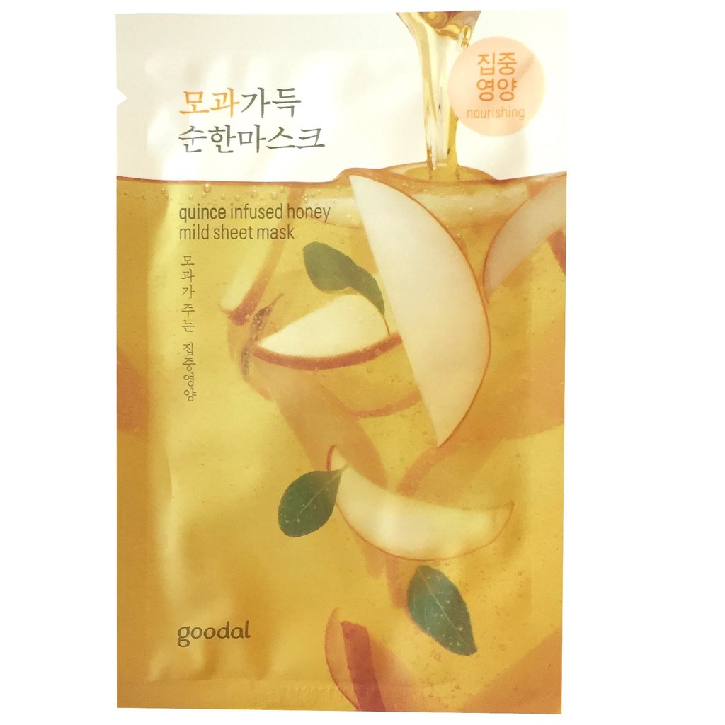 Goodal - Infusé eau douce, Masque feuille - Coing (Nourrissant) -...