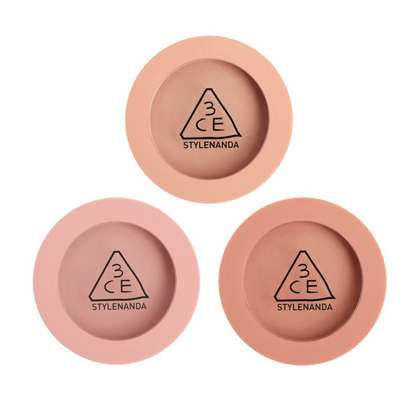 Photos - Eyeshadow Concept 3CE / 3  EYES - Mood Recipe Face Blush - Mono Pink 
