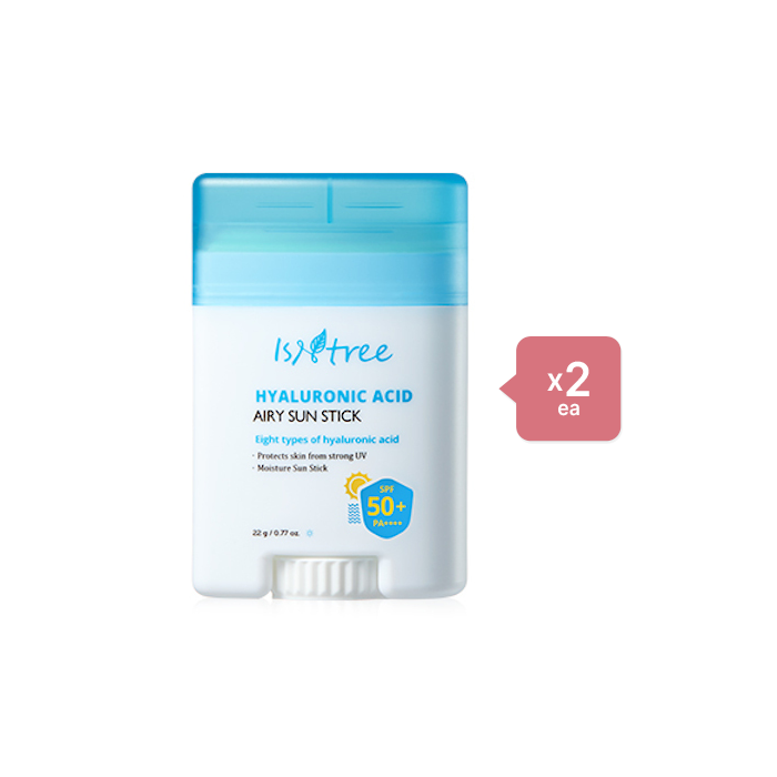 Isntree Hyaluronic Acid Stick Solaire Acide Aérien - 22g (2ea) Set