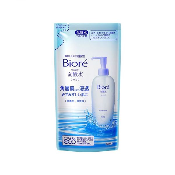 Kao - Biore Moisturizing Weak Acid Water Refill - 180ml