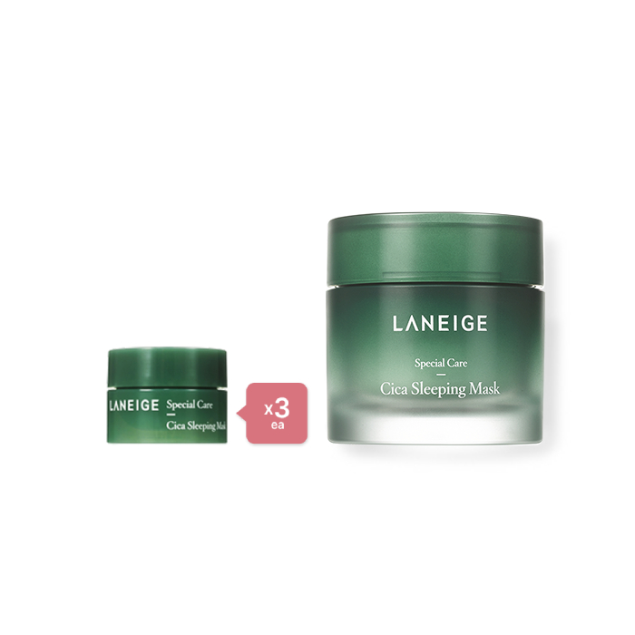 LANEIGE - Cica Sleeping Mask - 60ml (1ea) + 10ml (3ea) Set