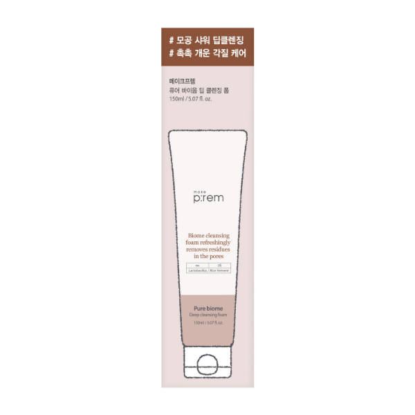 make p:rem - Pure Biome Mousse nettoyante en profondeur - 150ml