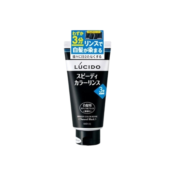 Photos - Hair Dye Mandom - Lucido Speedy Color Rinse - 160g - Natural Black