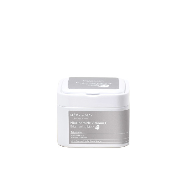 MARY & MAY - Masque Éclaircissant Niacinamide Vitamine C -...