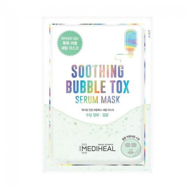 Mediheal - Masque apaisant au sérum Bubble Tox - 10pièces