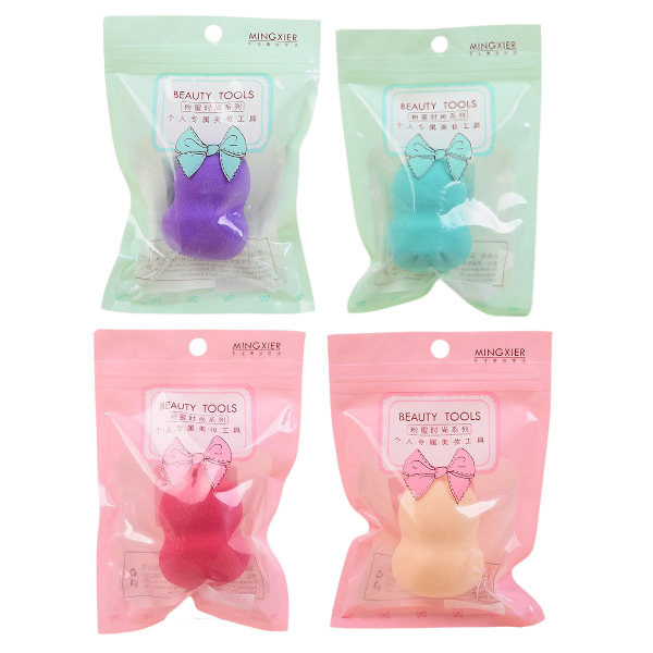 MINGXIER - Éponge de beauté pour mélangeur de maquillage - Gourde...