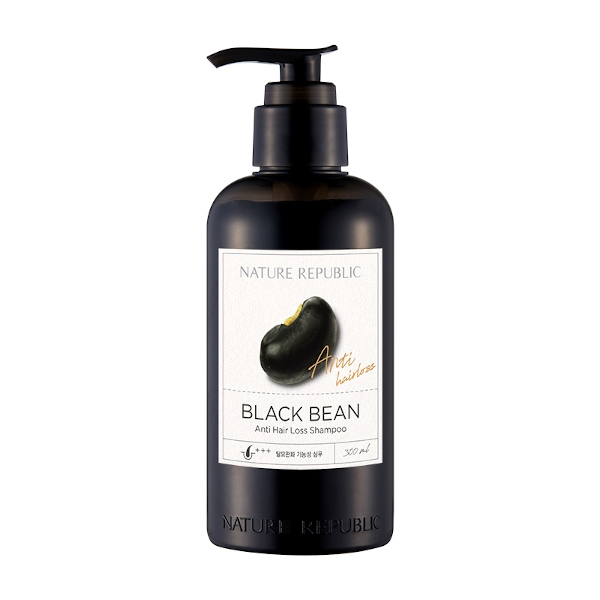 Photos - Hair Product Nature Republic  Black Bean Anti Hair Loss Shampoo - 300ml 