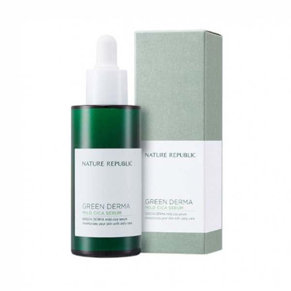 NATURE REPUBLIC - Green Derma Mild Cica Serum - 50ml