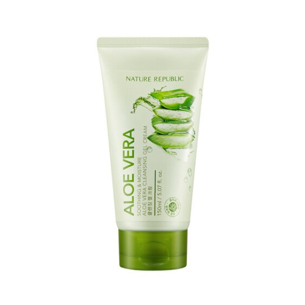 NATURE REPUBLIC - Gel nettoyant apaisant et hydratant à l'Aloe...