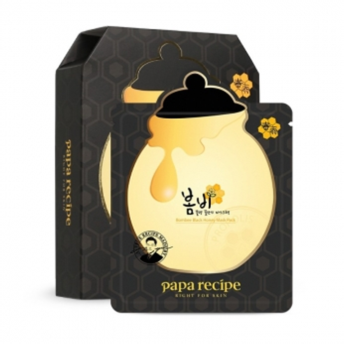 Papa Recipe - Bombee Black Honey Mask Pack - 10pc