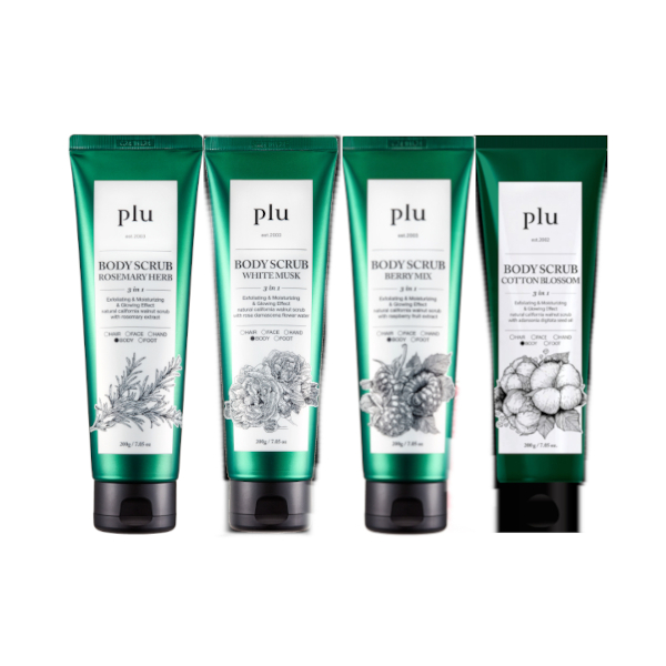 plu - Body Scrub - 200g - Rosemary Herb