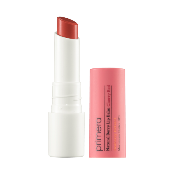 primera - Baume à lèvres naturel aux baies - 4g - Cherry red