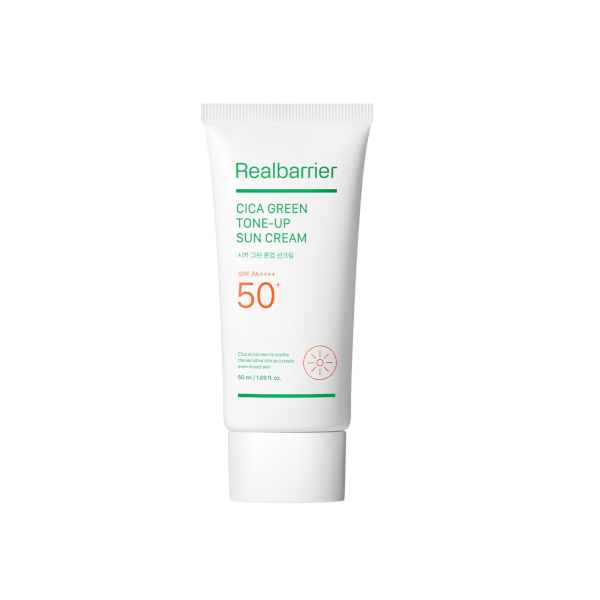 Real Barrier - Cica Green Tone-Up Sun Cream SPF50+ PA++++ - 50ml