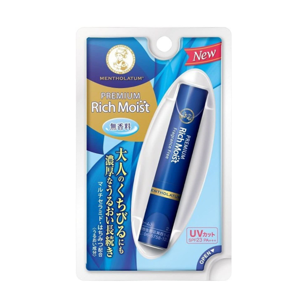 Rohto Mentholatum - Baume à lèvres Premium Rich Moist - 1pièce -...