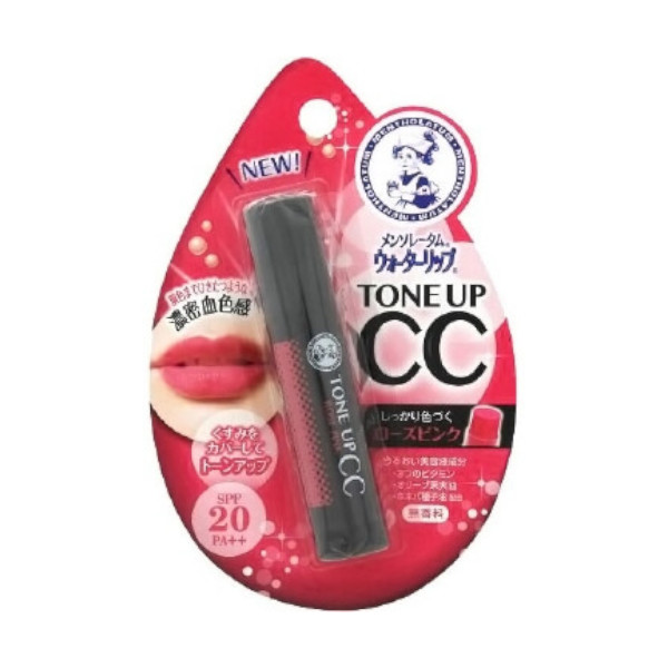 Rohto Mentholatum - Eau Lip Tone Up CC SPF 20 PA ++ - 4.5g - Rose