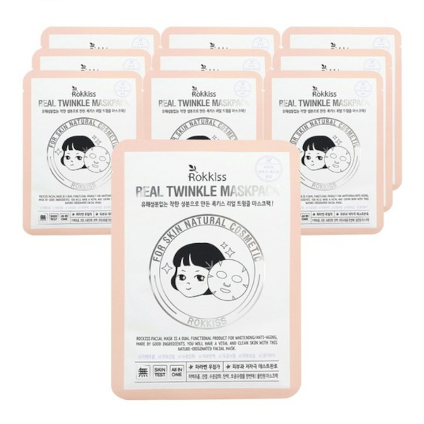 Rokkiss - Real Twinkle Mask Pack - 10pcs