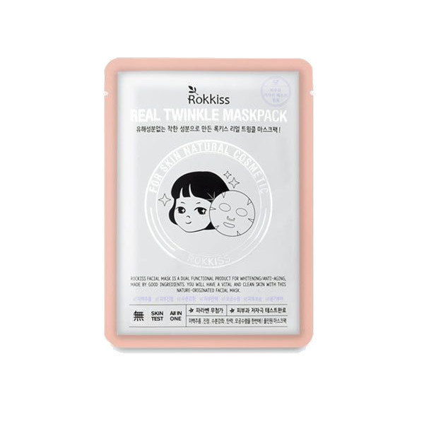 Rokkiss - Pack de masques scintillants réels - 1pièce