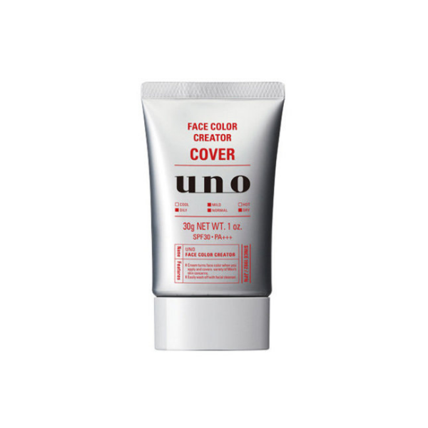 Shiseido Uno Face Colour Creator Cover BB Cream For Men - 30g
