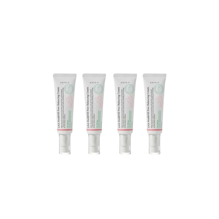 AXIS-Y - LHA Peel & Fill Pore Balancing Cream - 50ml (4ea) Set