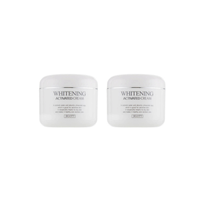 Jigott - Whitening Activated Cream/100g (2ea) Set