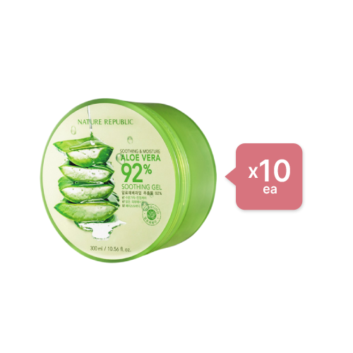 NATURE REPUBLIC - Soothing & Moisture Aloe Vera 92% Soothing Gel (10ea) Set