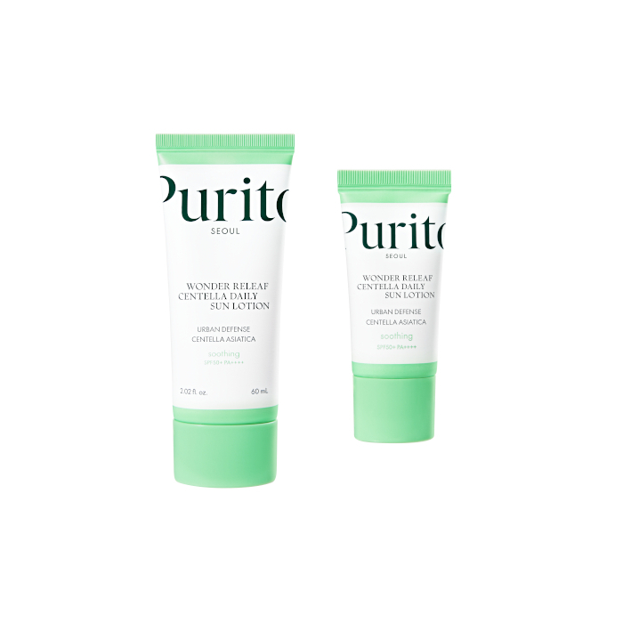 Purito SEOUL Wonder Releaf Centella Daily Sun Lotion Set