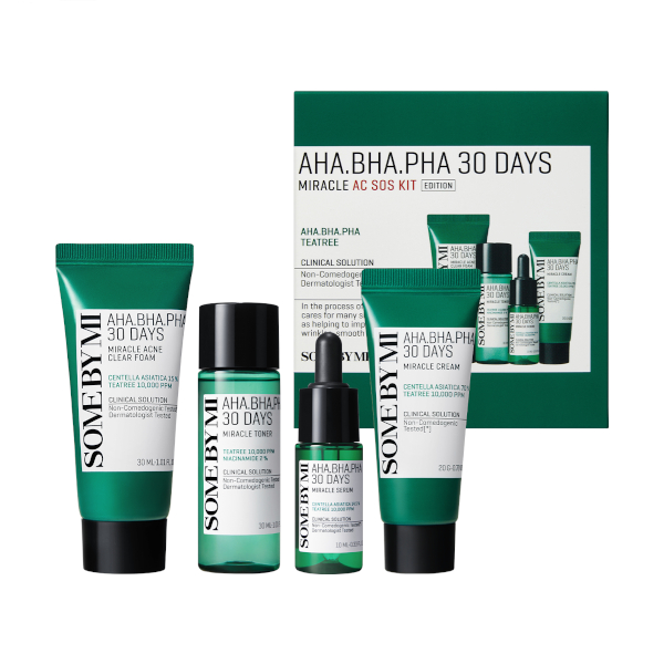 Photos - Other Cosmetics Some By Mi  AHA-BHA-PHA 30 Days Miracle Acne SOS Kit 