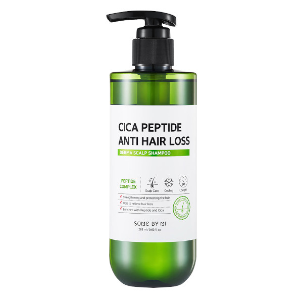 Photos - Hair Product Some By Mi  Cica Peptide Anti Hair Loss Derma Scalp Shampoo - 285ml 