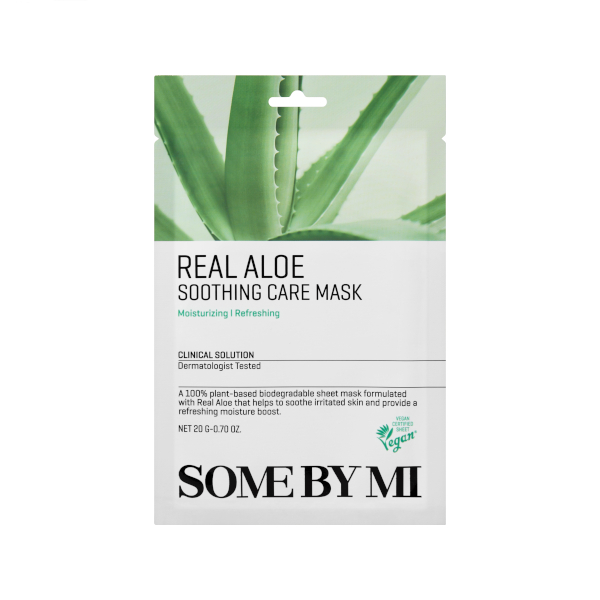 Photos - Facial Mask Some By Mi  Real Aloe Soothing Care Mask - 1pc 