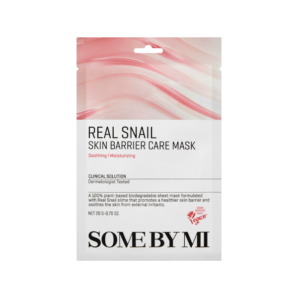 Photos - Facial Mask Some By Mi  Real Snail Skin Barrier Care Mask - 1pc 
