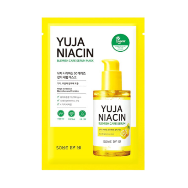 SOME BY MI - Yuja Niacin 30 Days Miracle Blemish Serum Mask - 1pc