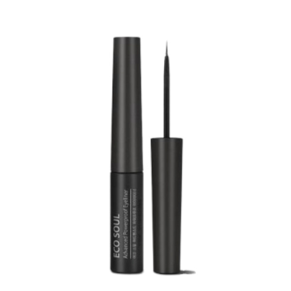 The Saem - Eyeliner Eco Soul Advanced Powerproof - 5g - 01 Deep Black