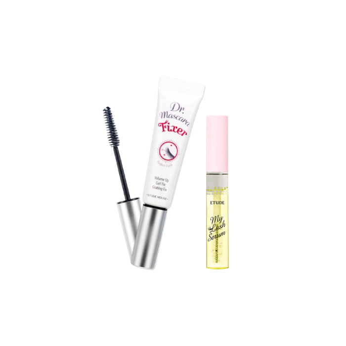 ETUDE - Dr. Mascara Fixer For Perfect Lash (1ea) + My Lash Serum 9g (1ea) Set