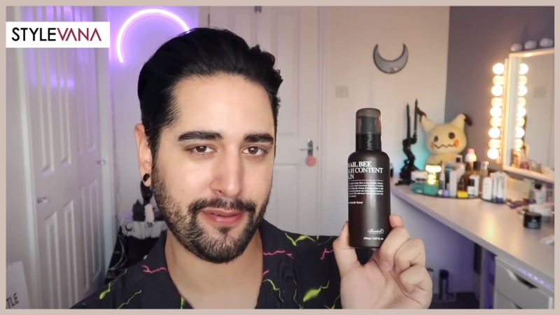 Stylevana - Vana Blog - Beauty Influencers - James Welsh Youtube - Benton - Snail Bee High Content Skin