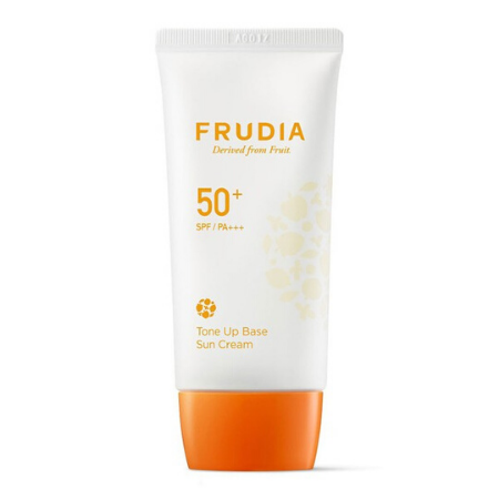  Stylevana - Vana Blog - Beauty Expert Kelly Driscoll Glow Skin - FRUDIA - Tone-Up Base Sun Cream SPF50+ 