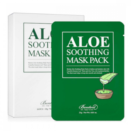 Stylevana - Vana Blog - Best Aloe Vera Face Mask Sheet - Benton - Aloe Soothing Mask Pack
