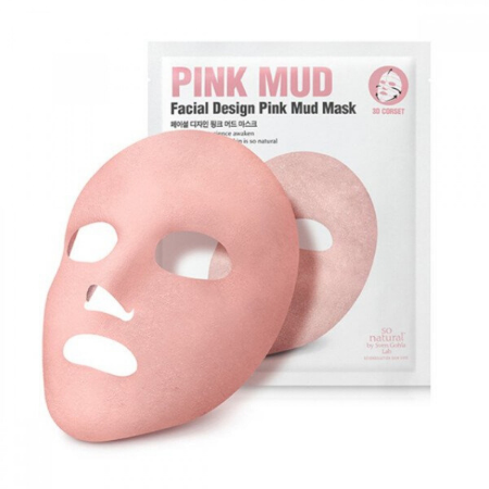 So Natural Facial Design Pink Mud Mask