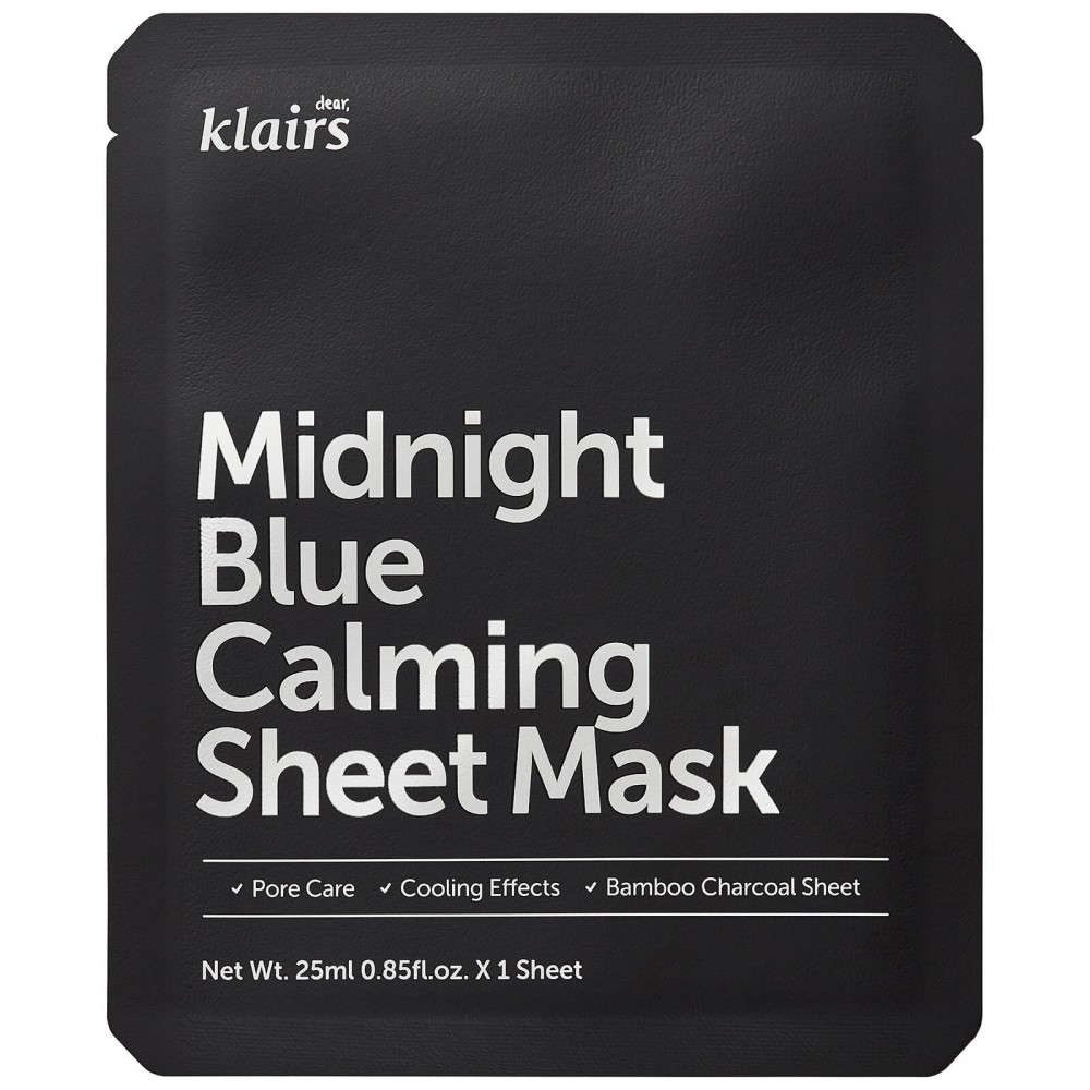 Dear; Klairs - Midnight Blue Calming Sheet Mask 