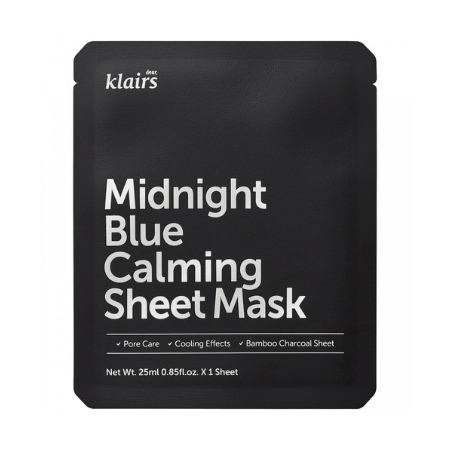 Dear Klairs - Midnight Blue Calming Sheet Mask