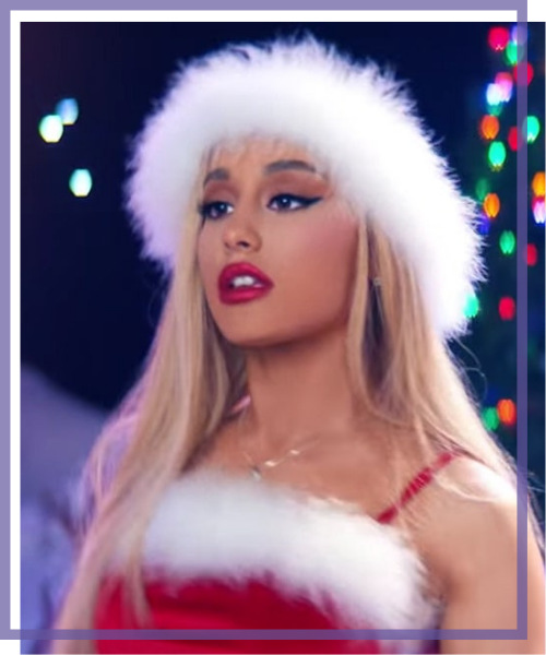 Ariana Grande Christmas Makeup Look Thank U Next