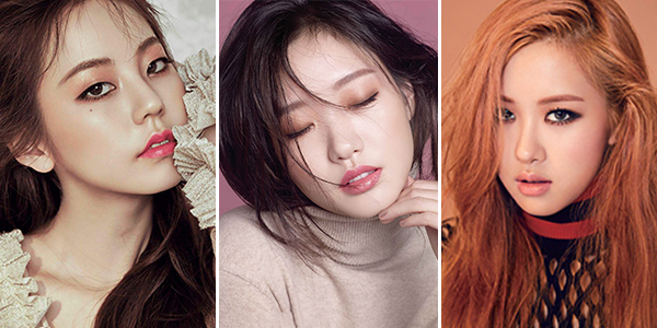 Color pop on eyes– Pictured with Sohee Ahn, Kim Go-Eun, Blackpink’s Rosé 