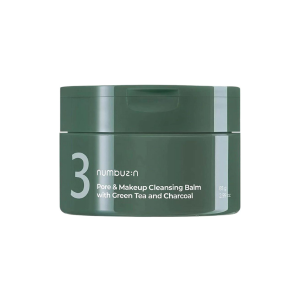 numbuzin - No.3 Pore & Makeup Cleansing Balm with Green Tea and Charcoal