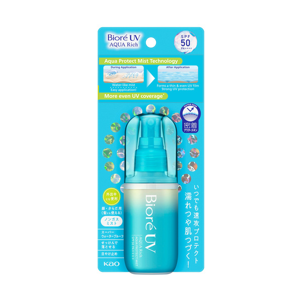 Kao - Biore UV Aqua Rich Aqua Protect Mist SPF50 PA++++