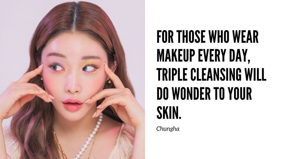Kim Chungha Skincare Tips Cream Skin Clear Skin