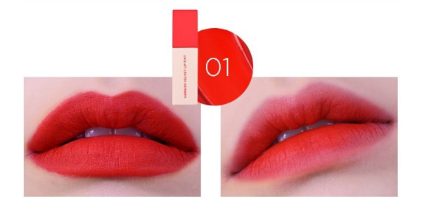  Stylevana - Vana Blog - heimish Varnish Velvet Lip Tint - Cherry Tomato Red